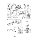 Craftsman 917275643 cylinder/crankshaft/housing-blower diagram