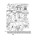Craftsman 917276801 cylinder/crankshaft/housing-blower diagram