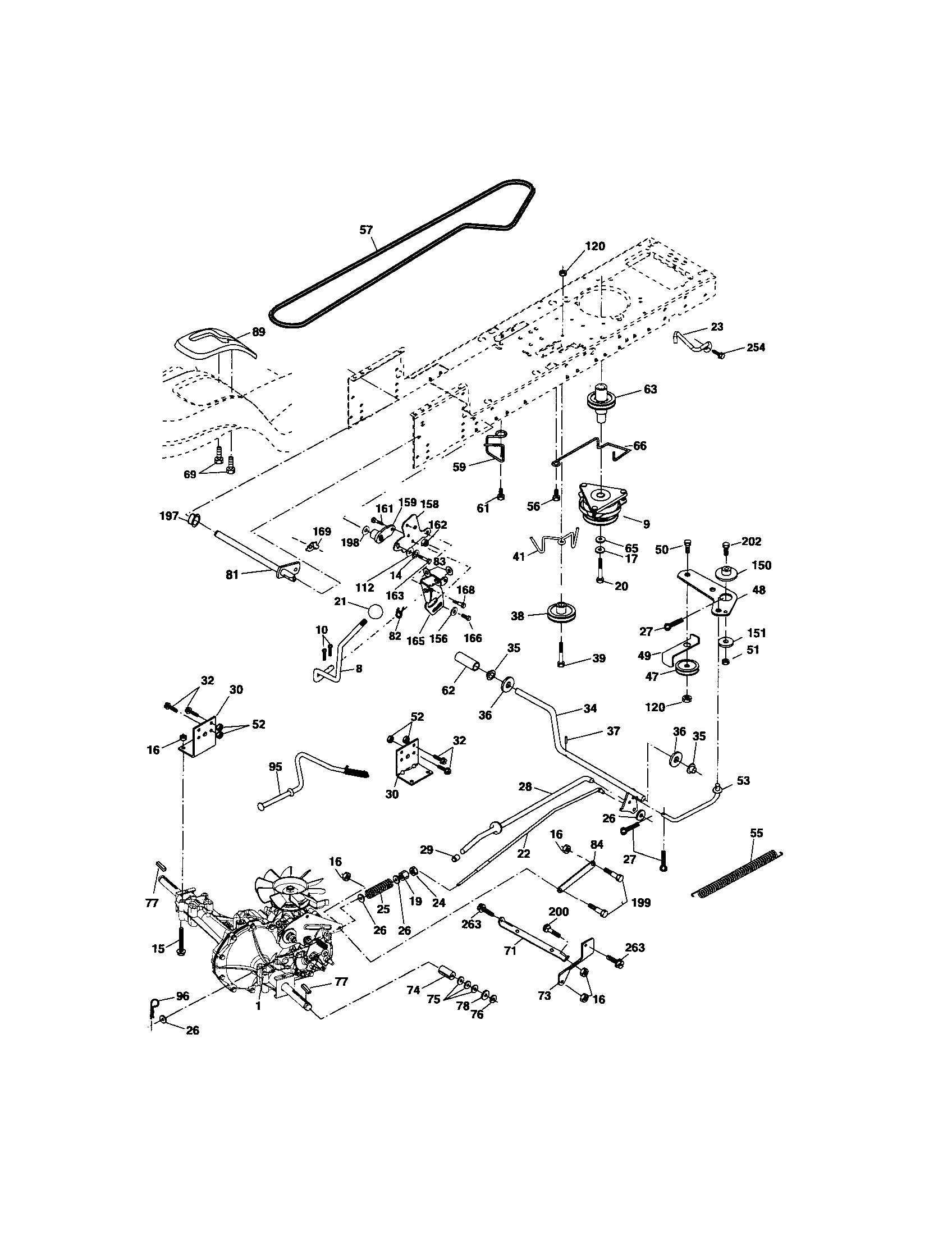 Craftsman 917275701 ground drive diagram
