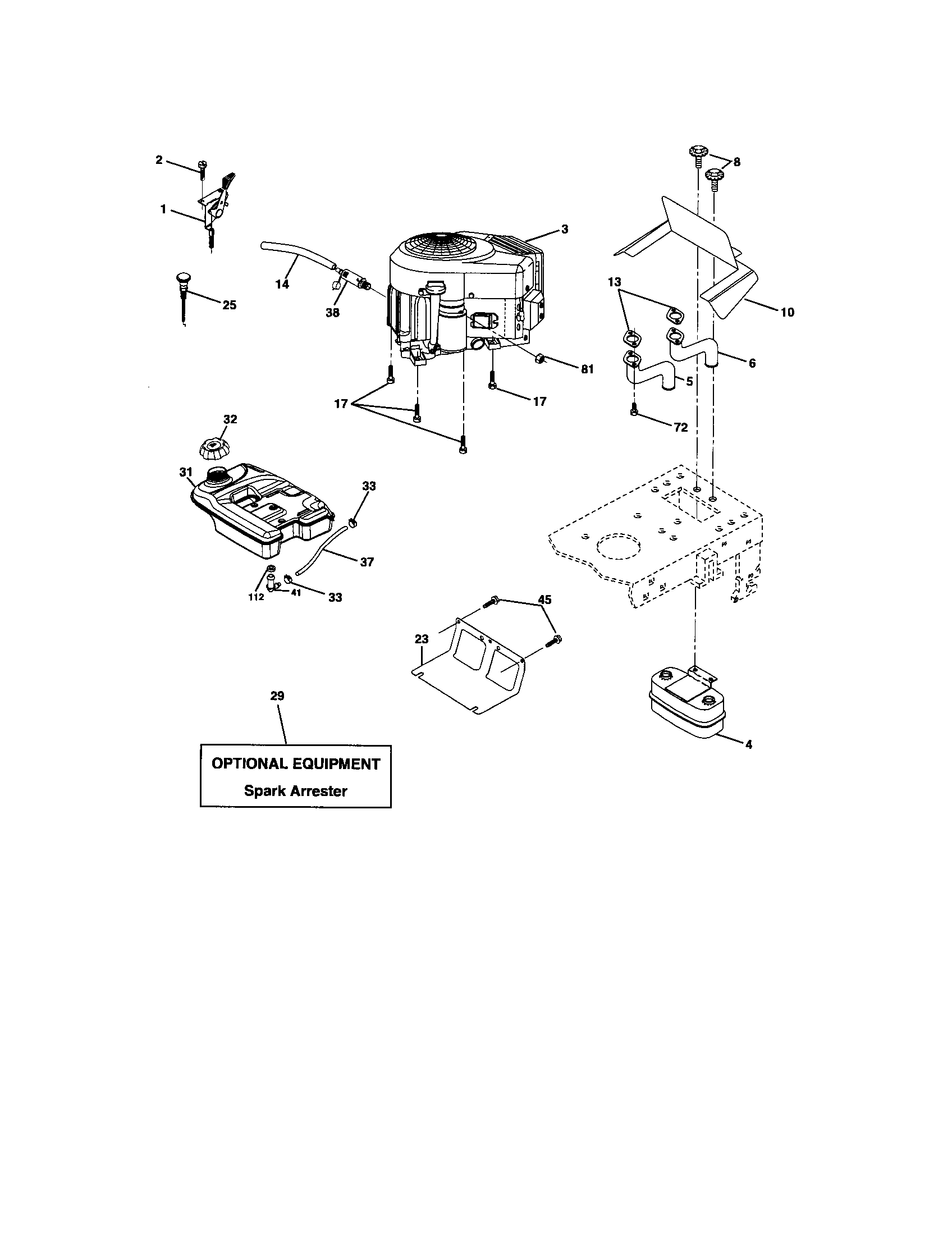 Craftsman 917275701 engine diagram