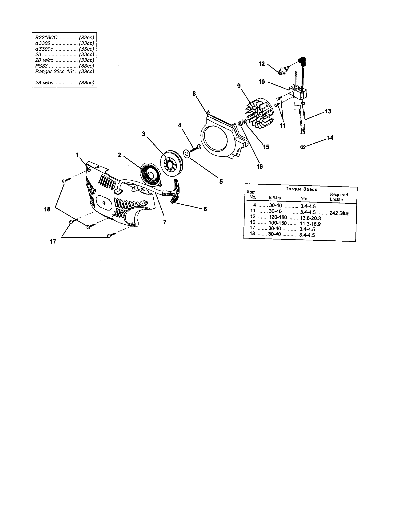 Homelite UT10901A starter-ignition diagram