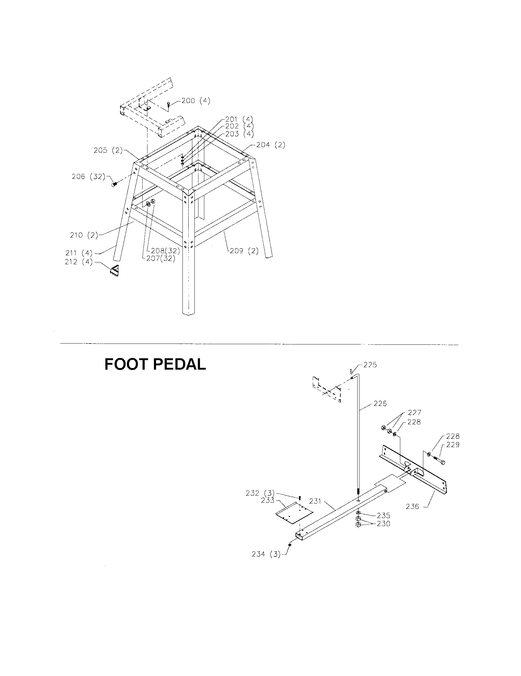 Delta 32-325 stand/foot pedal diagram