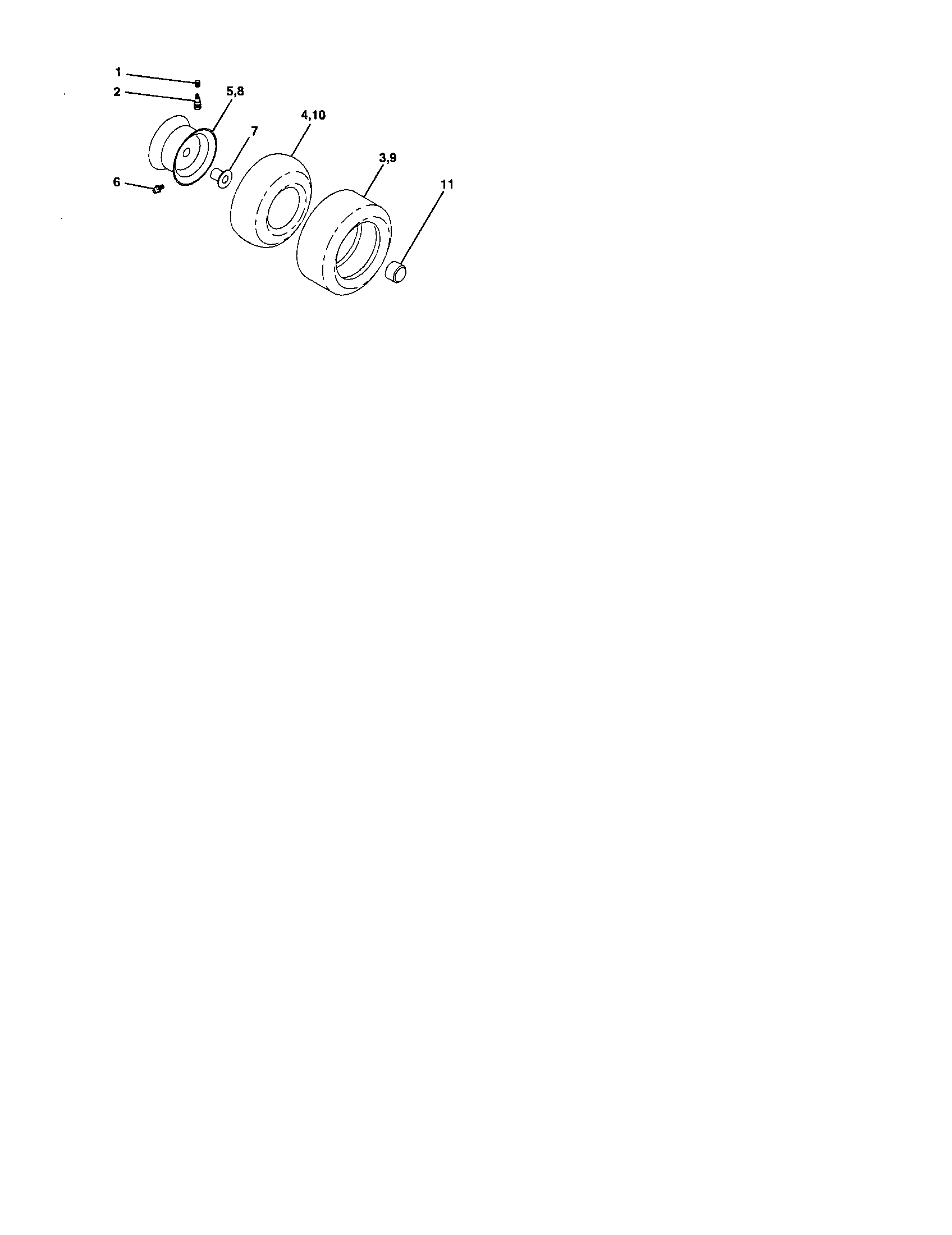 Husqvarna YTH2448 wheels diagram