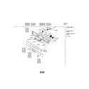 Bosch HBL435AUC/01 fascia panel diagram