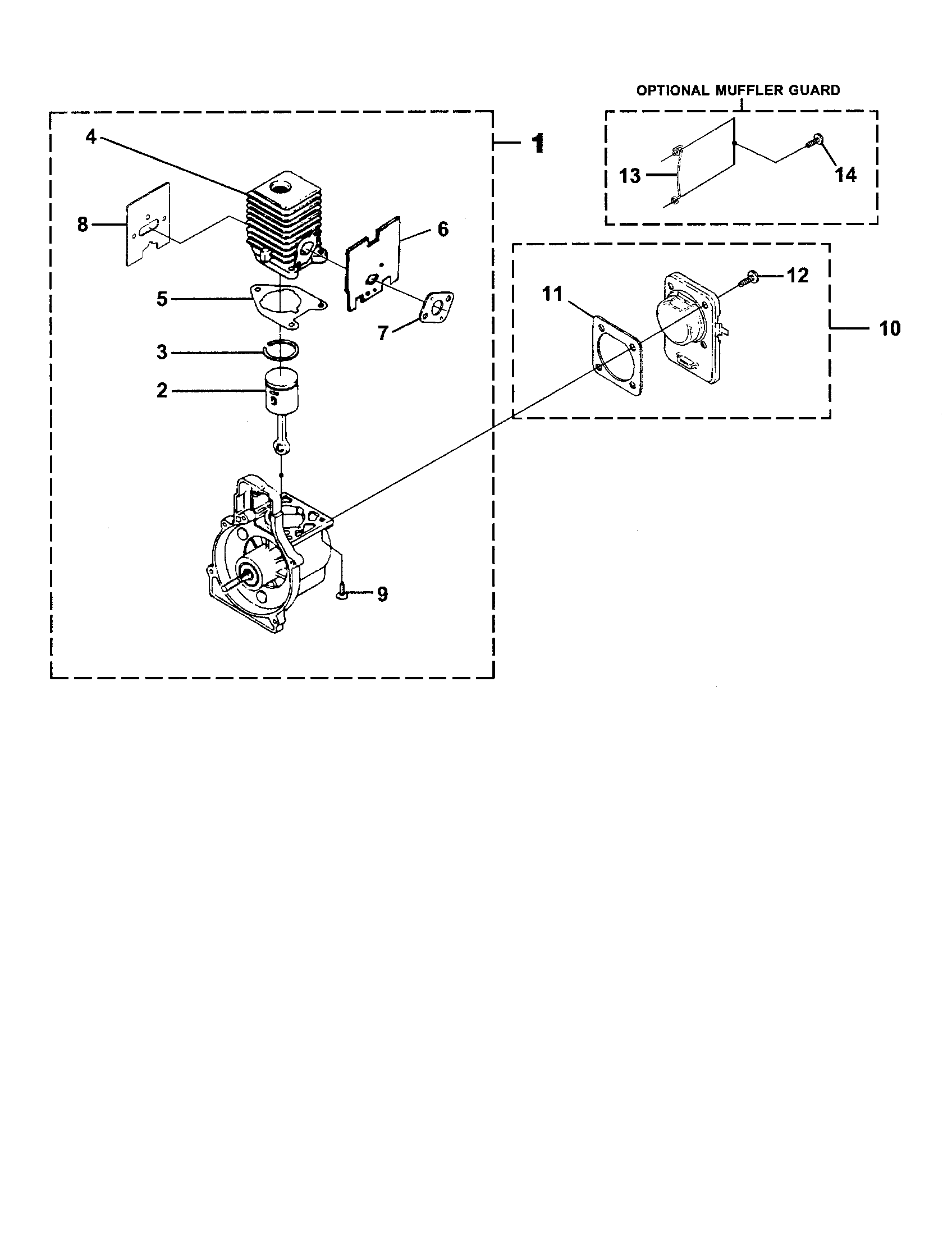 Homelite UT-20691-R engine internal diagram