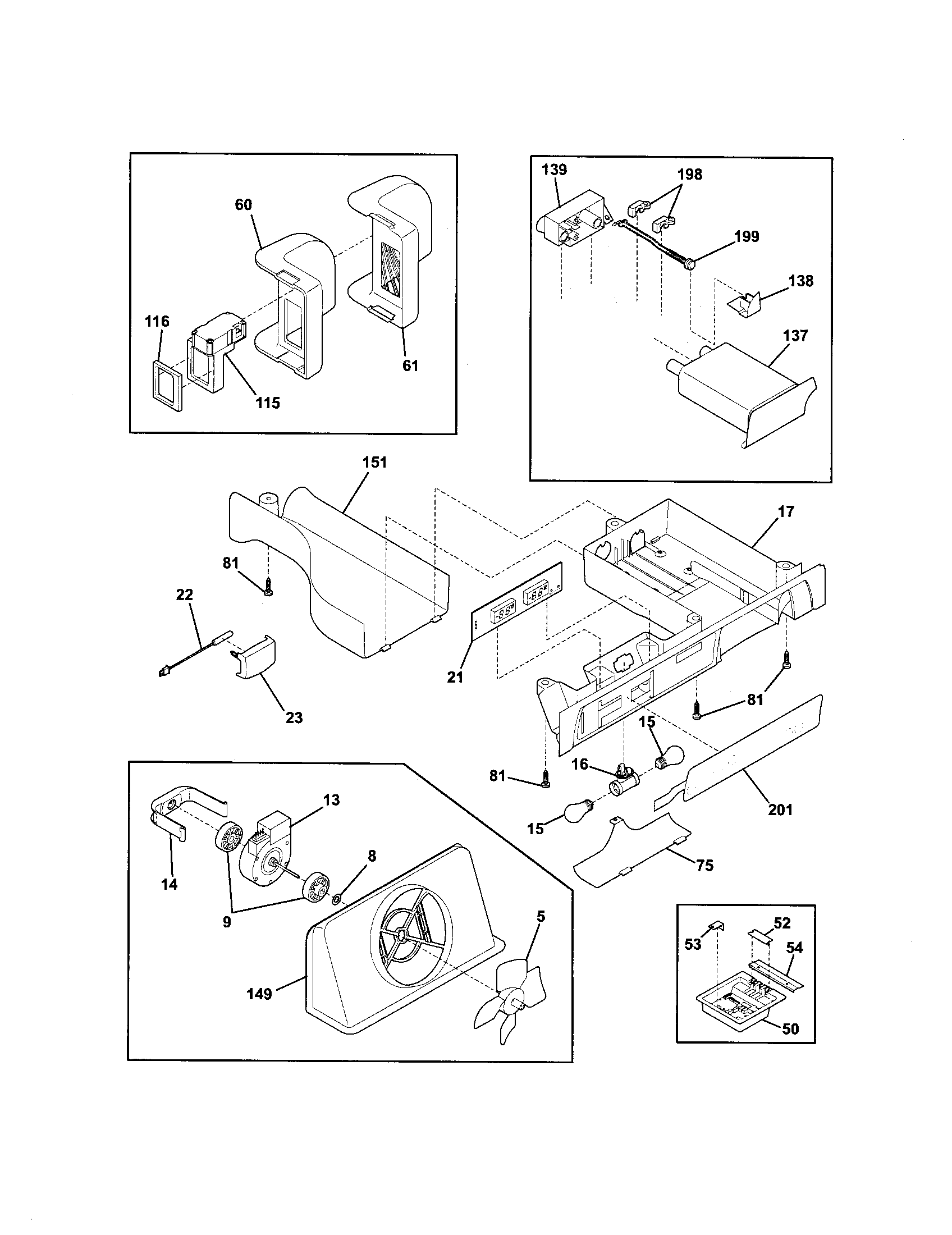 Frigidaire FLSC23F6DS1 controls diagram