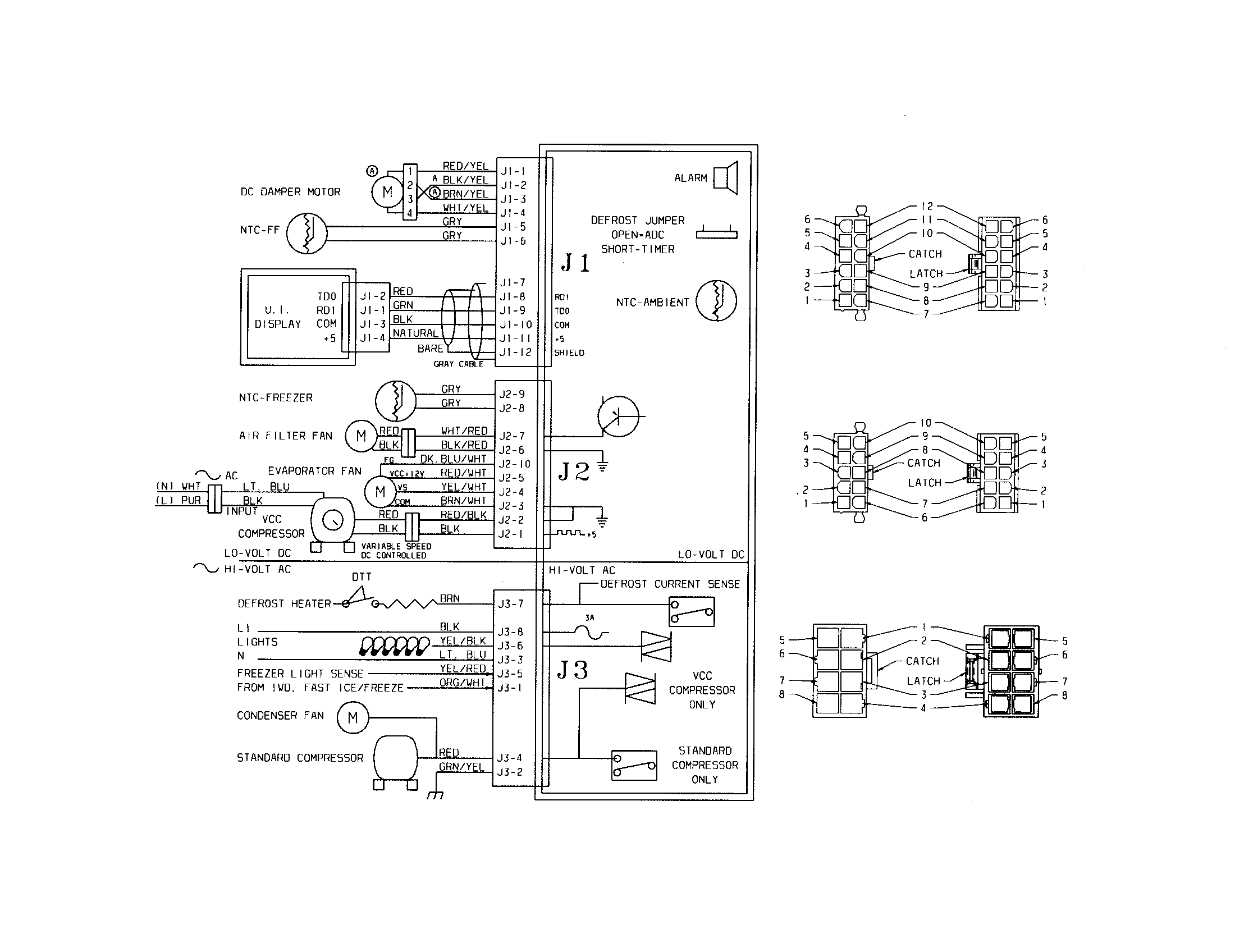 Frigidaire FLSC23F6DS1 wiring schematic diagram