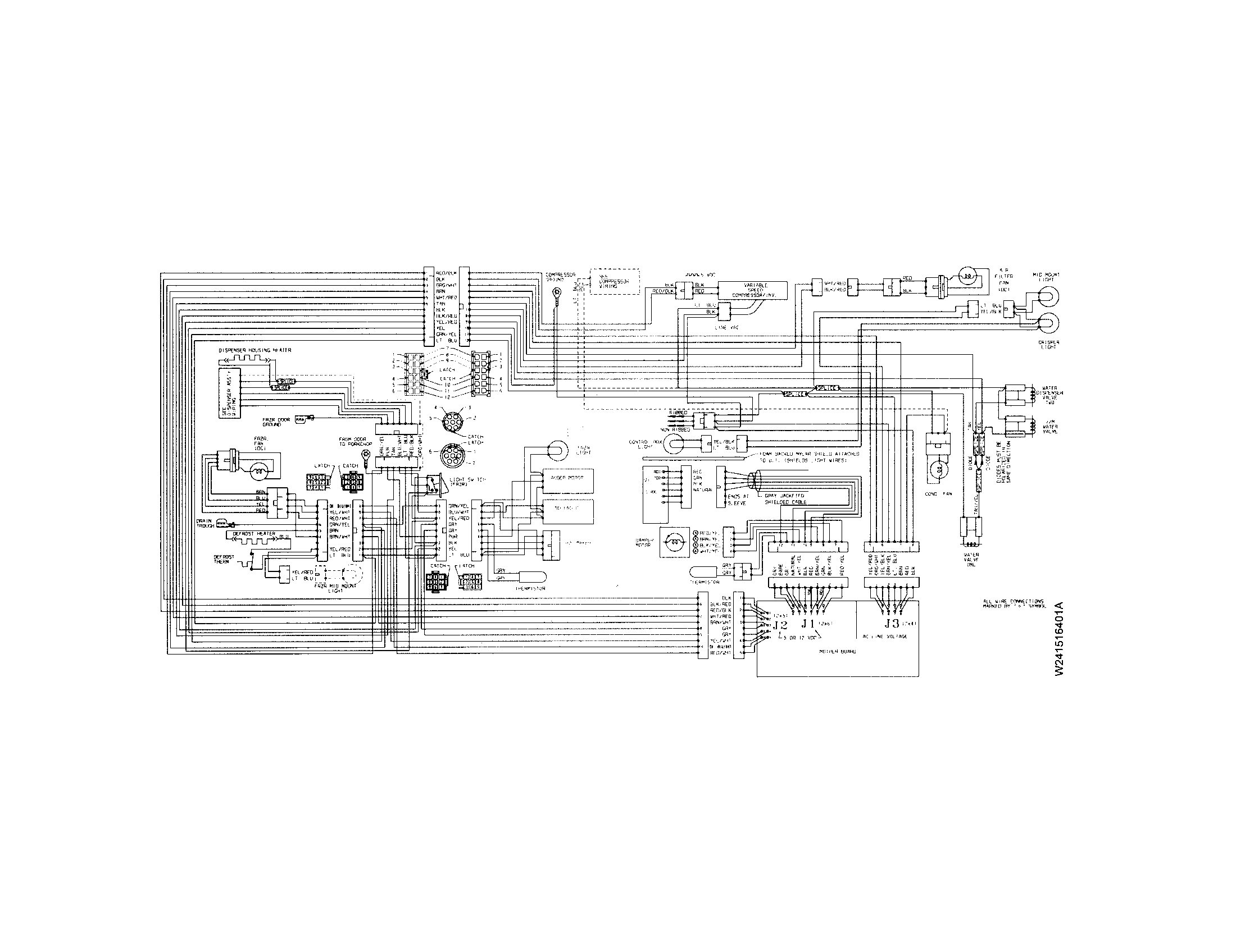 Frigidaire GHSC239DB5 wiring diagram diagram