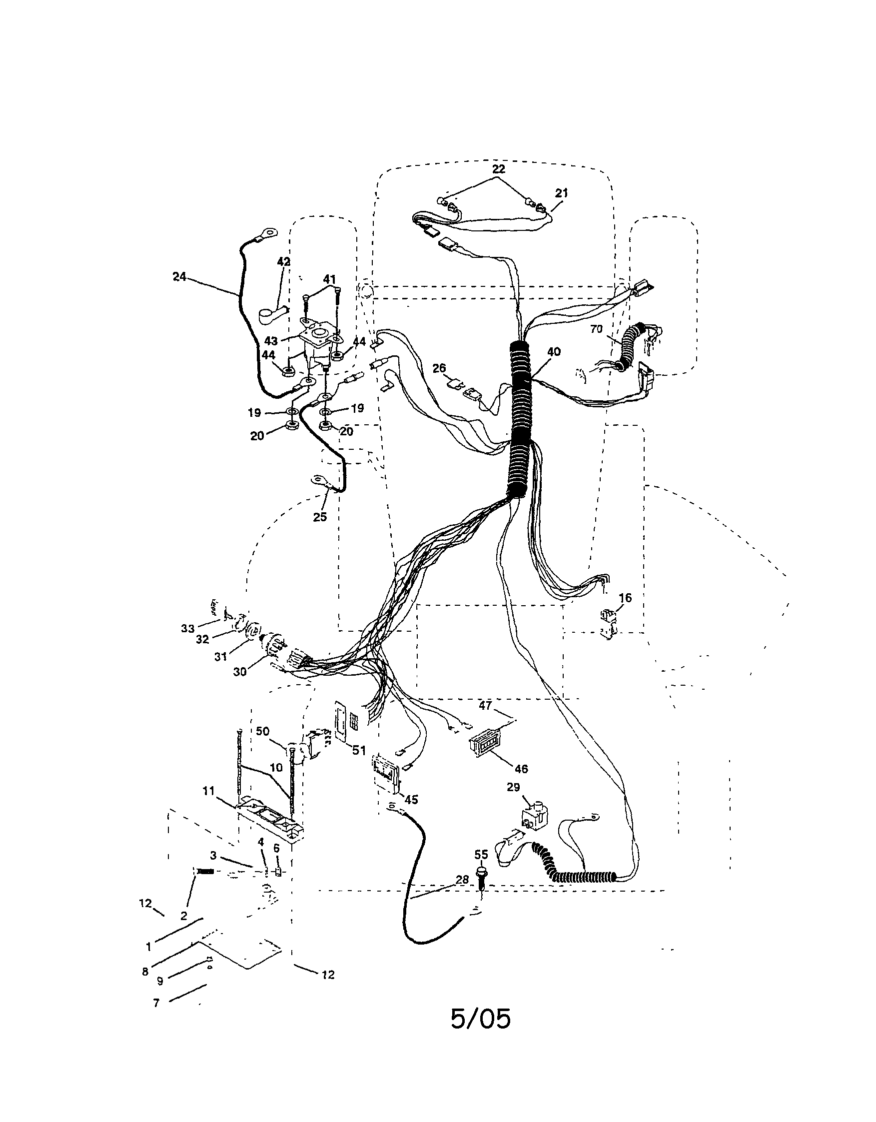 Husqvarna YTH180 electrical diagram