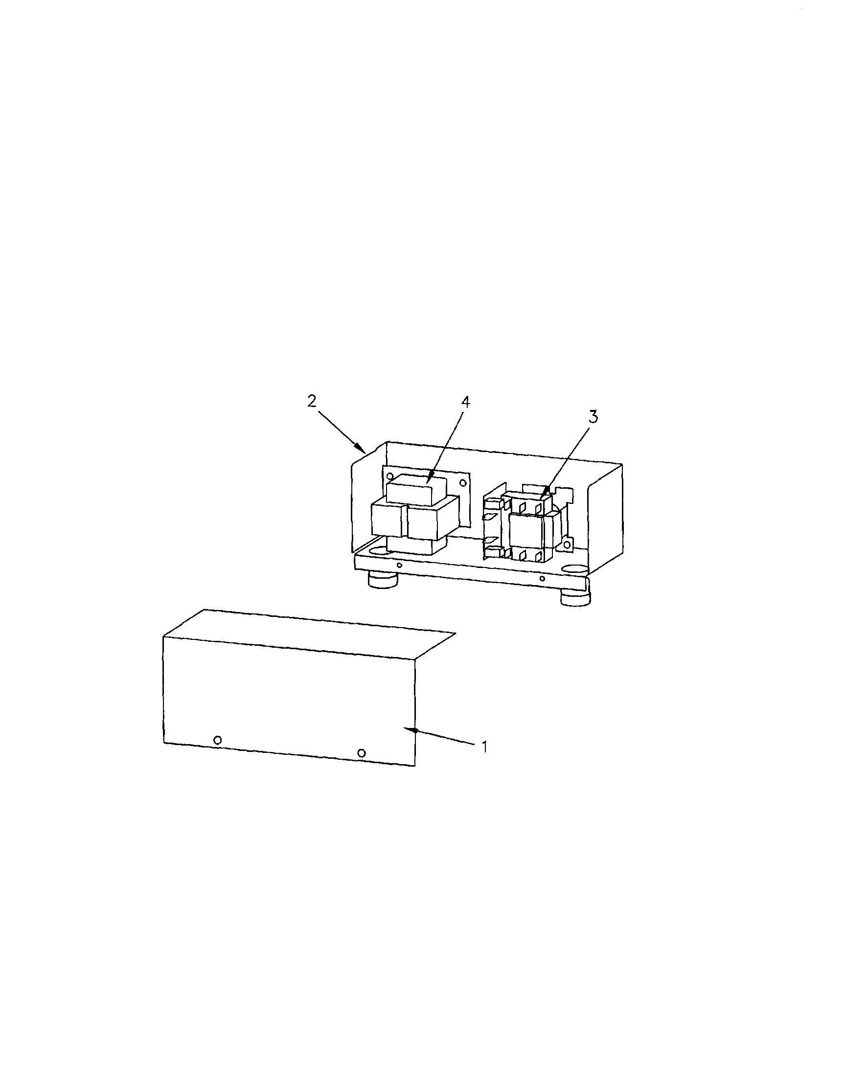 Trane TWE042P13FB0 control assembly - 75003695 diagram