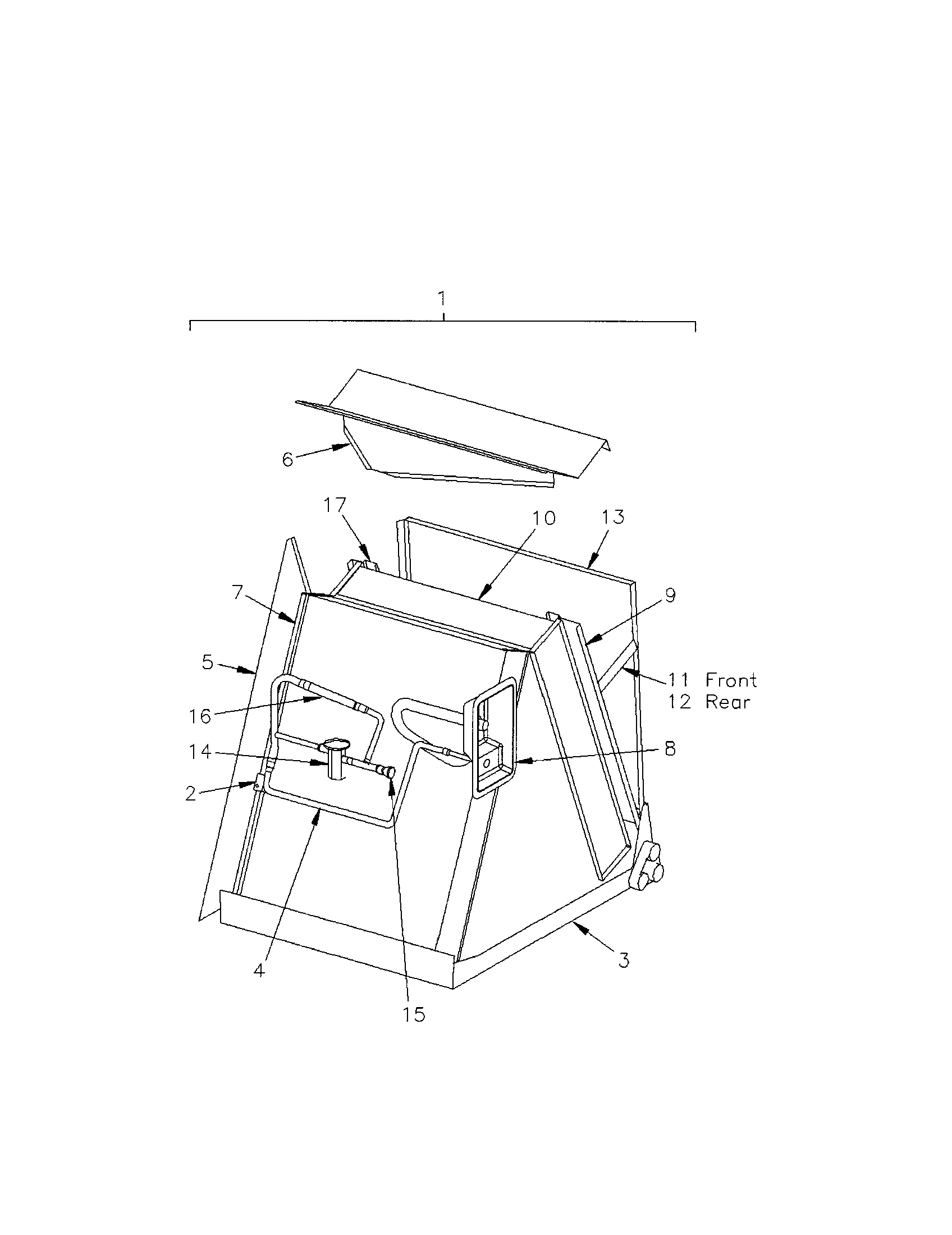 Trane TWE042P13FB0 coil assembly - 75002447 diagram