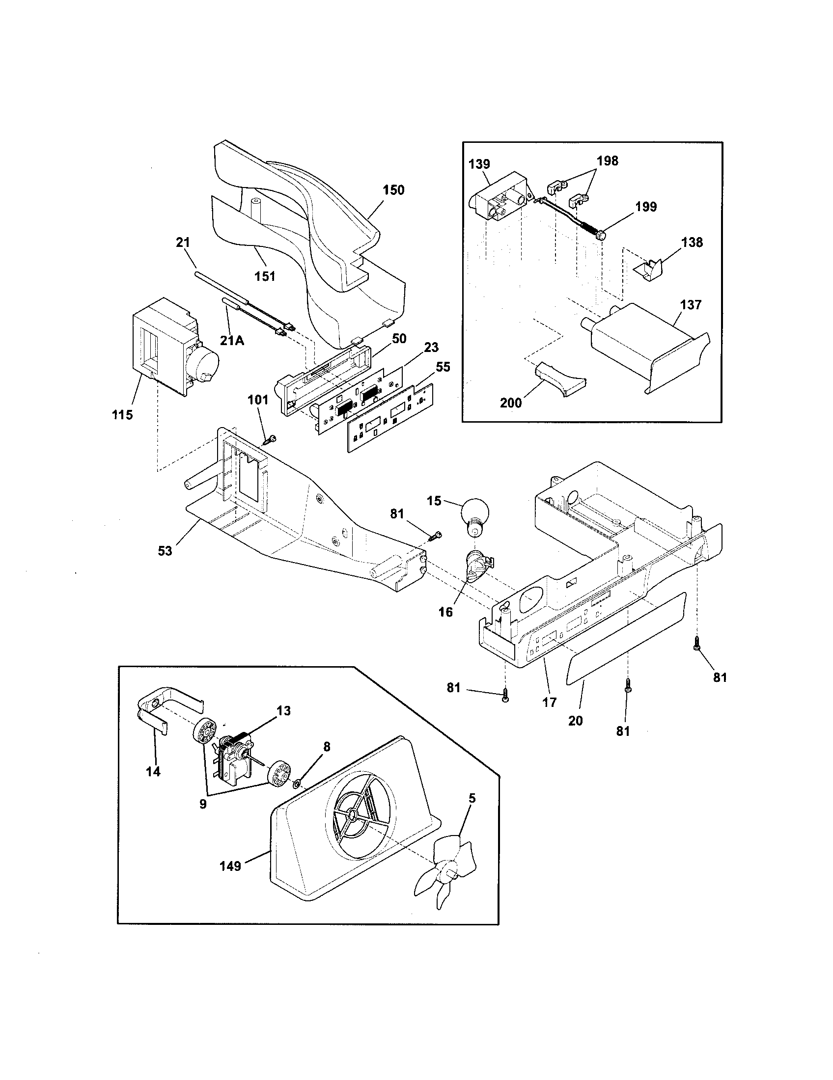 Frigidaire PLHS39EESS1 controls diagram