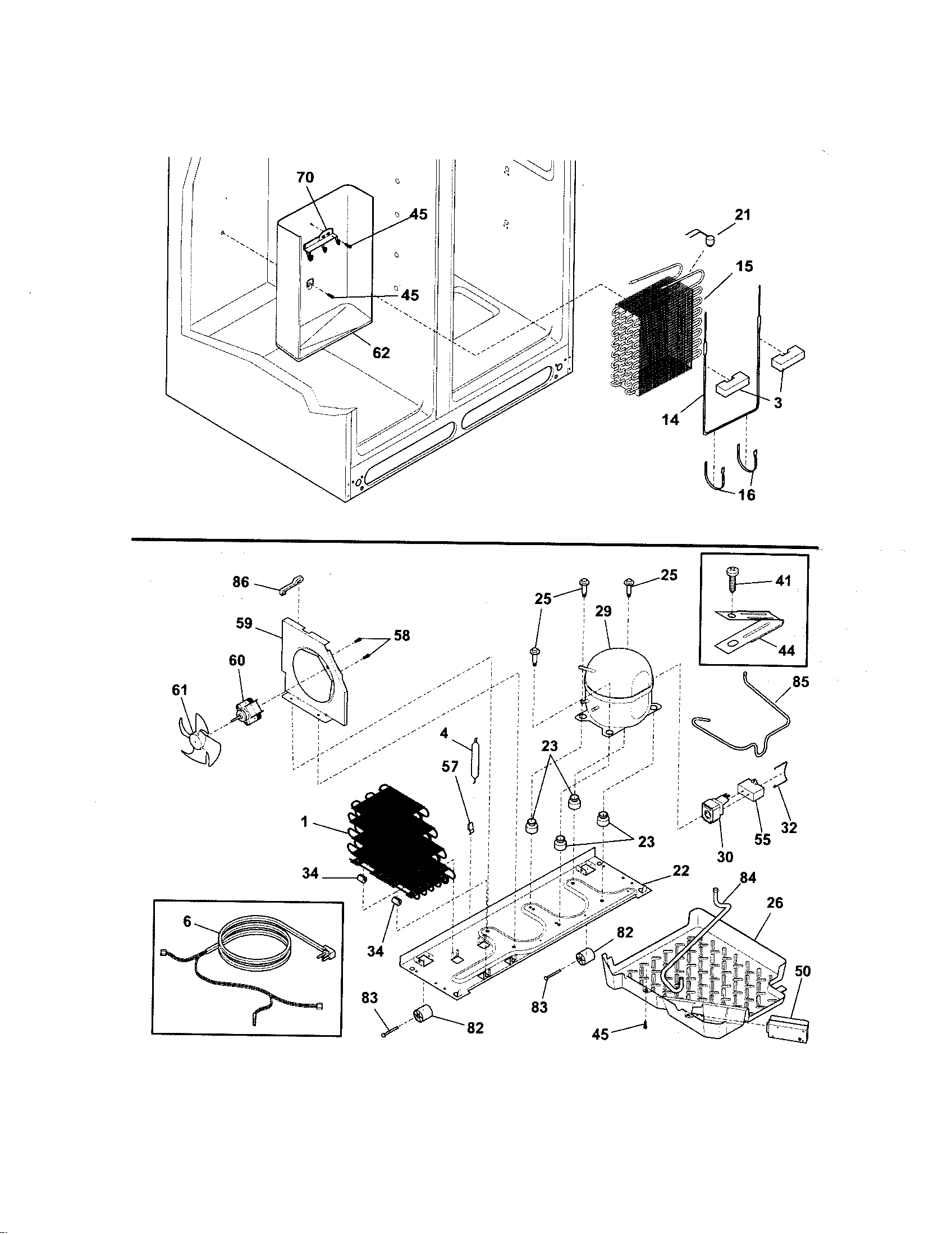 Frigidaire PLHS39EESS1 system diagram