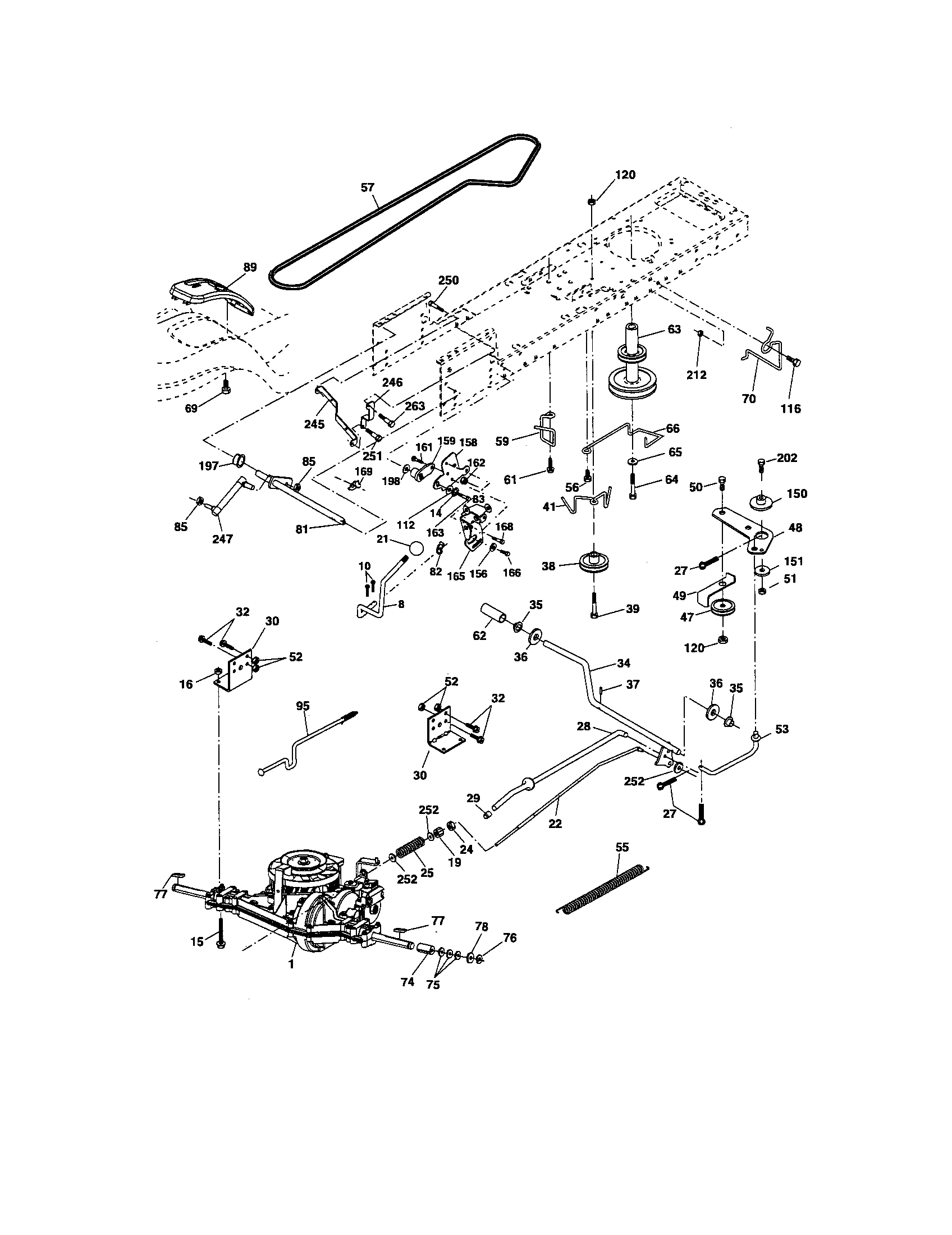 Craftsman 917275761 ground drive diagram