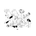 Craftsman 917376691 engine/handle/housing/blade diagram
