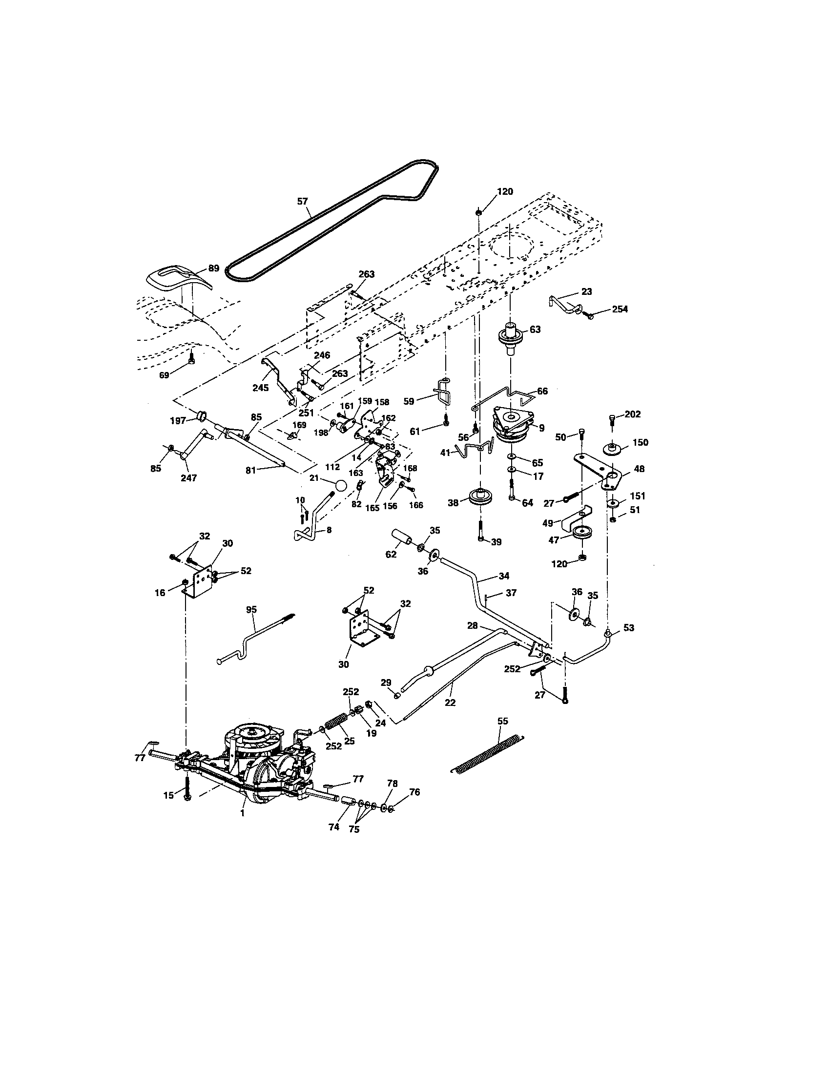 Craftsman 917275642 ground drive diagram