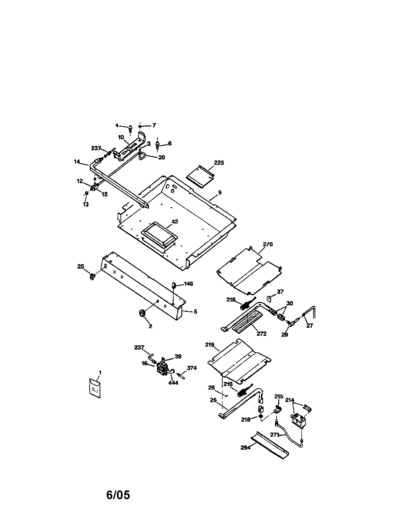 Kenmore 36275685791 gas burner diagram