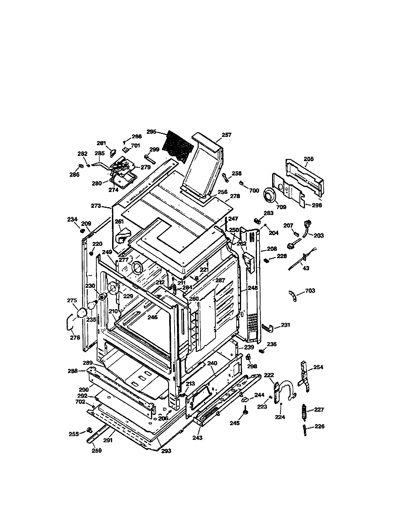 Kenmore 36275685791 body diagram