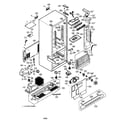 LG LRBN22514WW cabinet assembly diagram