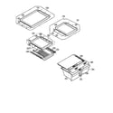 LG LRBN22514ST shelves / trays diagram