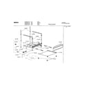 Bosch HGS245UC/01 support assembly diagram