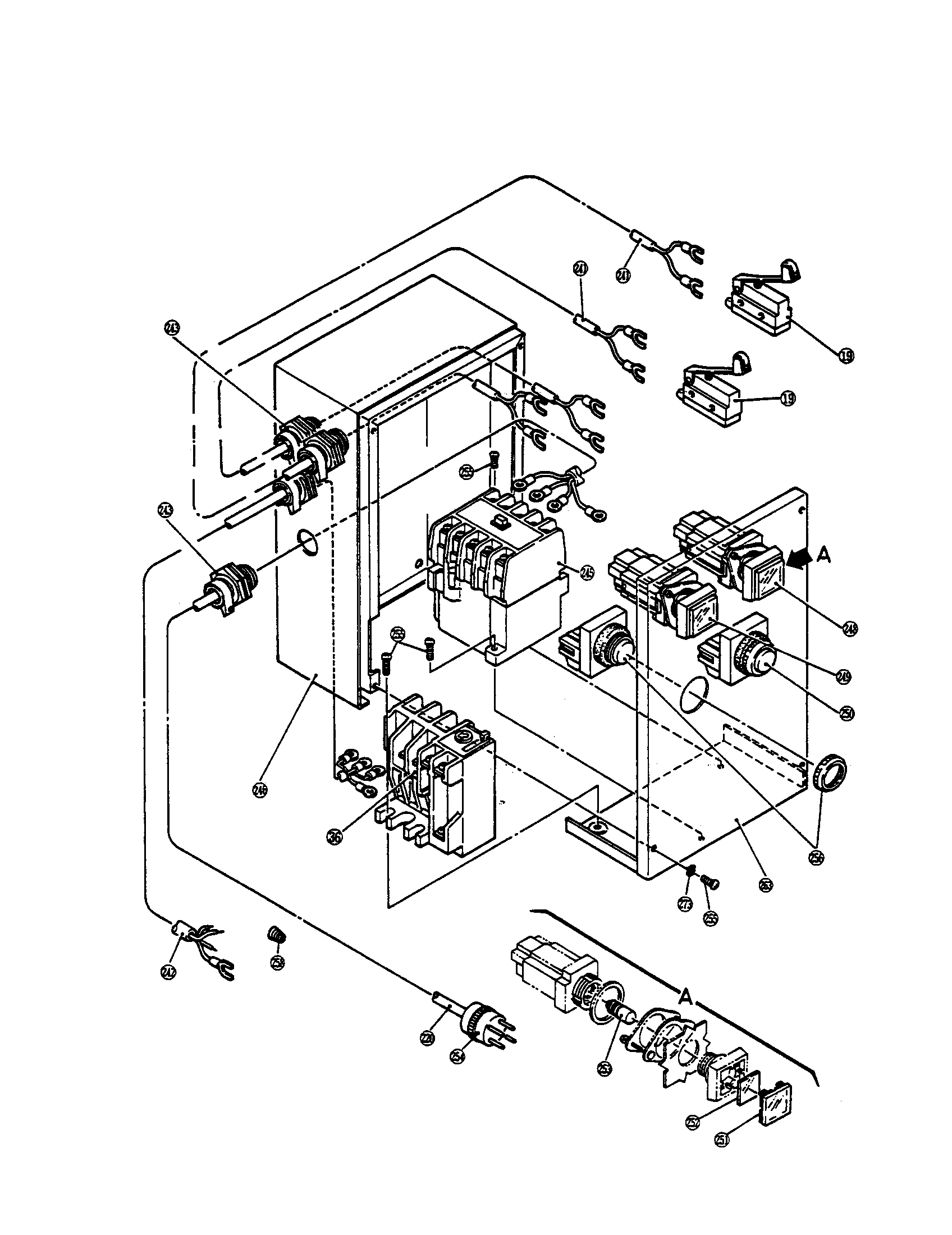Ryobi BS-1100 magnet switch diagram