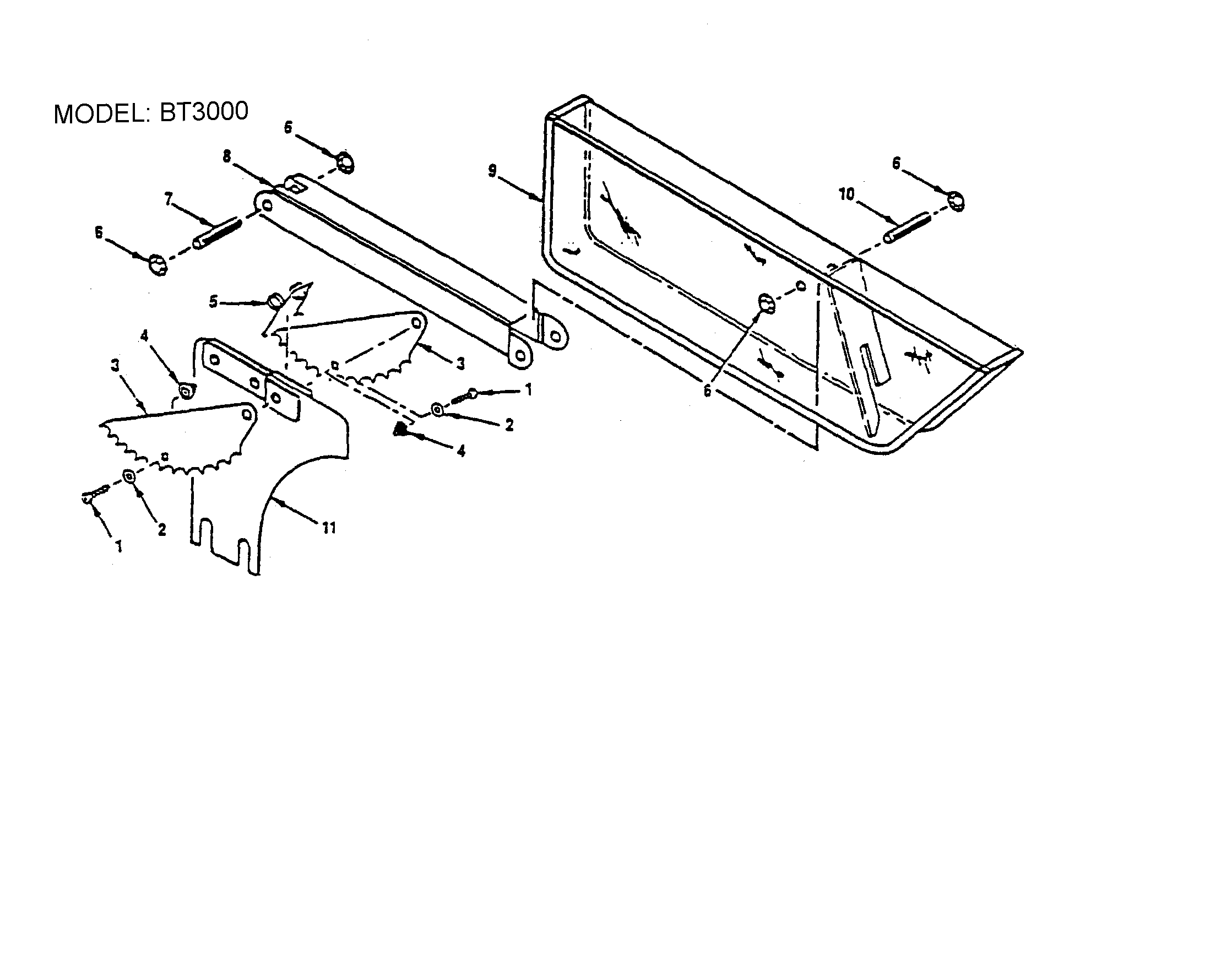 Ryobi BT3000SXI blade guard assembly diagram