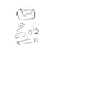 Craftsman 358797550-BLOWER bag and tubes diagram