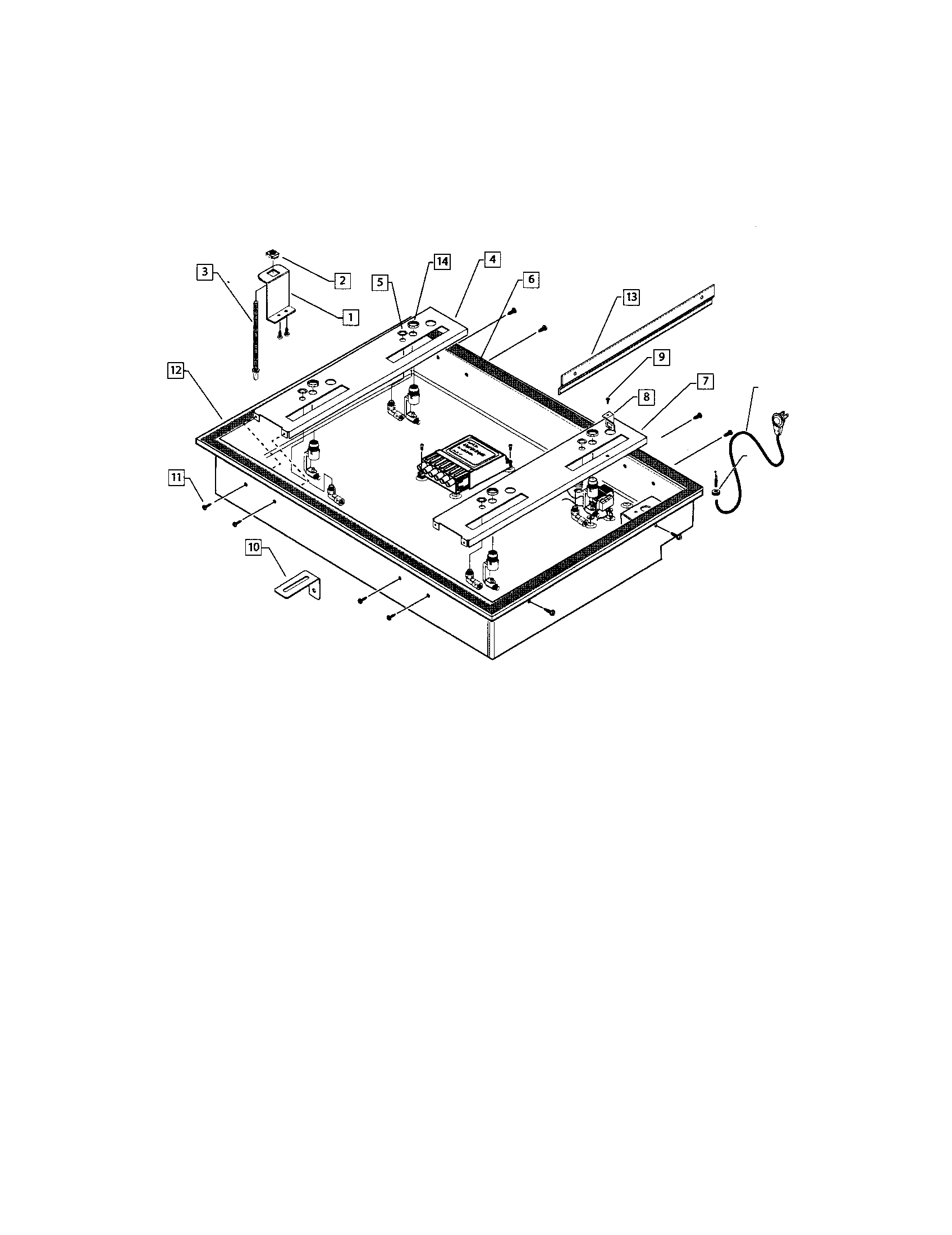DCS CT-304WT structure assembly diagram