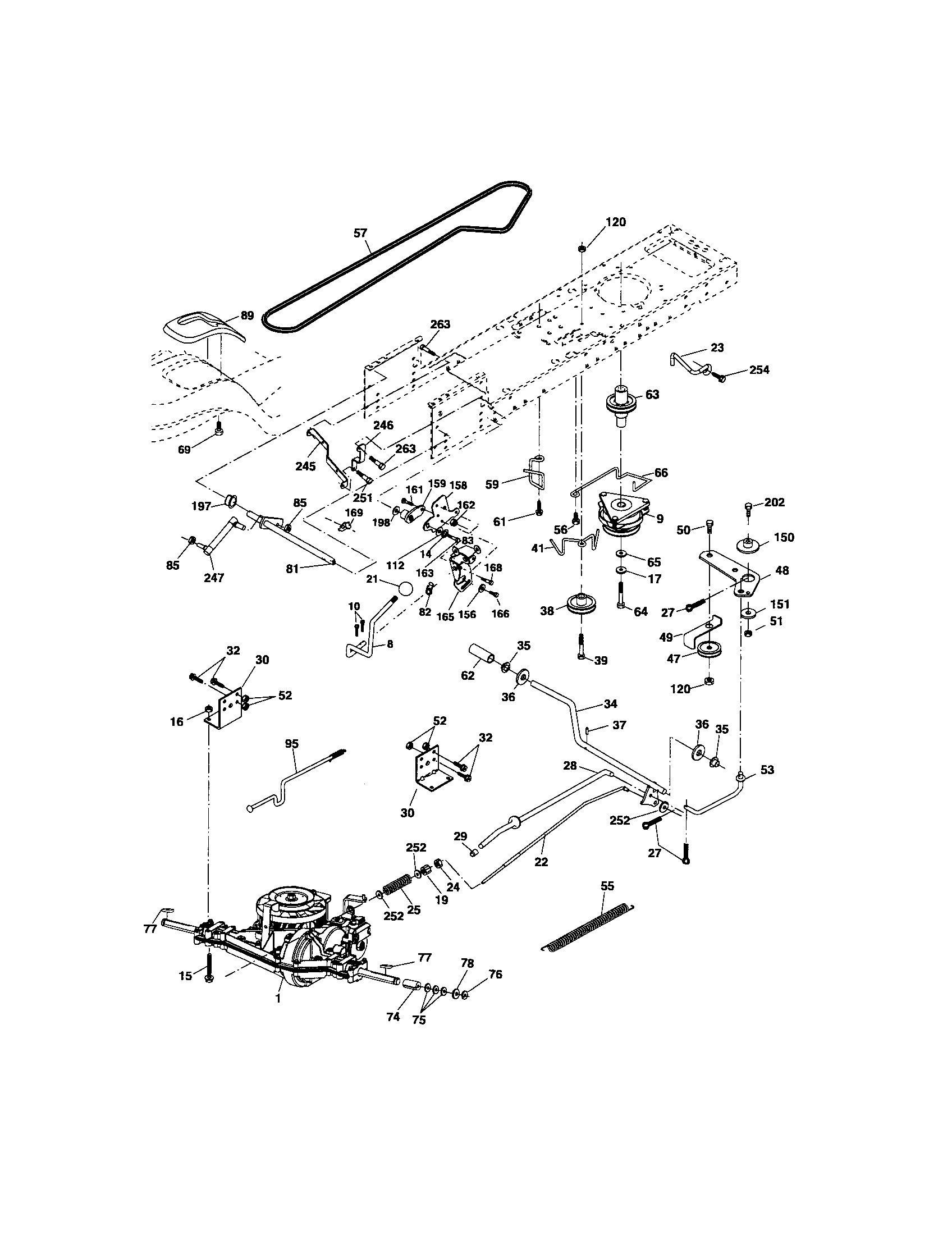 Craftsman 917275702 ground drive diagram