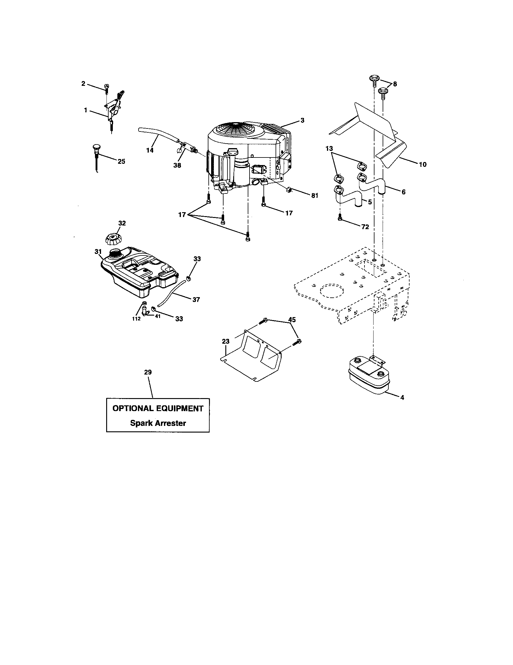 Craftsman 917275702 engine diagram