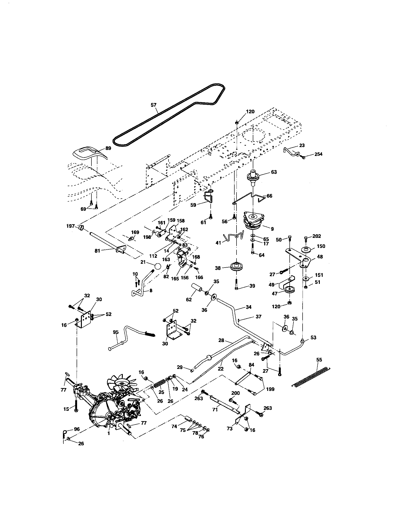Craftsman 917275901 ground drive diagram