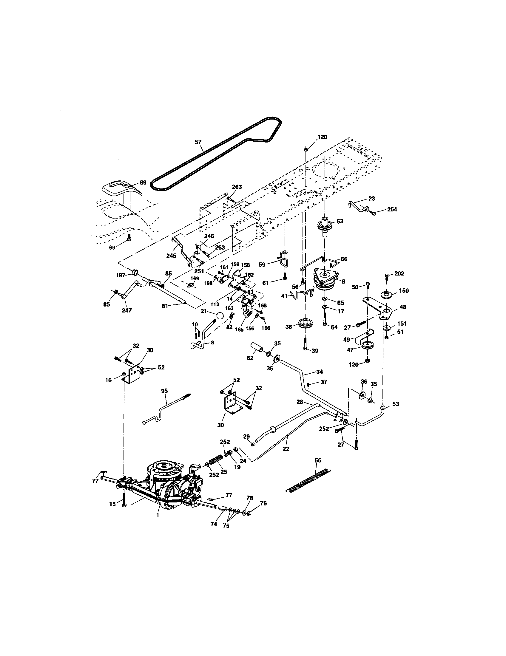 Craftsman 917275902 ground drive diagram
