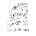 Briggs & Stratton 31P777-0299-E1 cylinder-head/blower-housing diagram