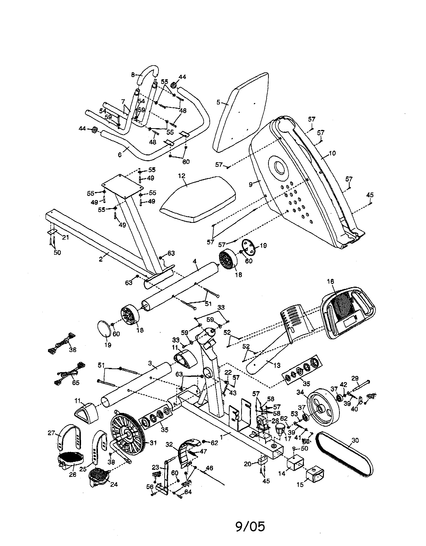 Proform 831215210 cycle assembly diagram