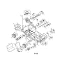 Manco 495B frame/wheels/engine/seat diagram