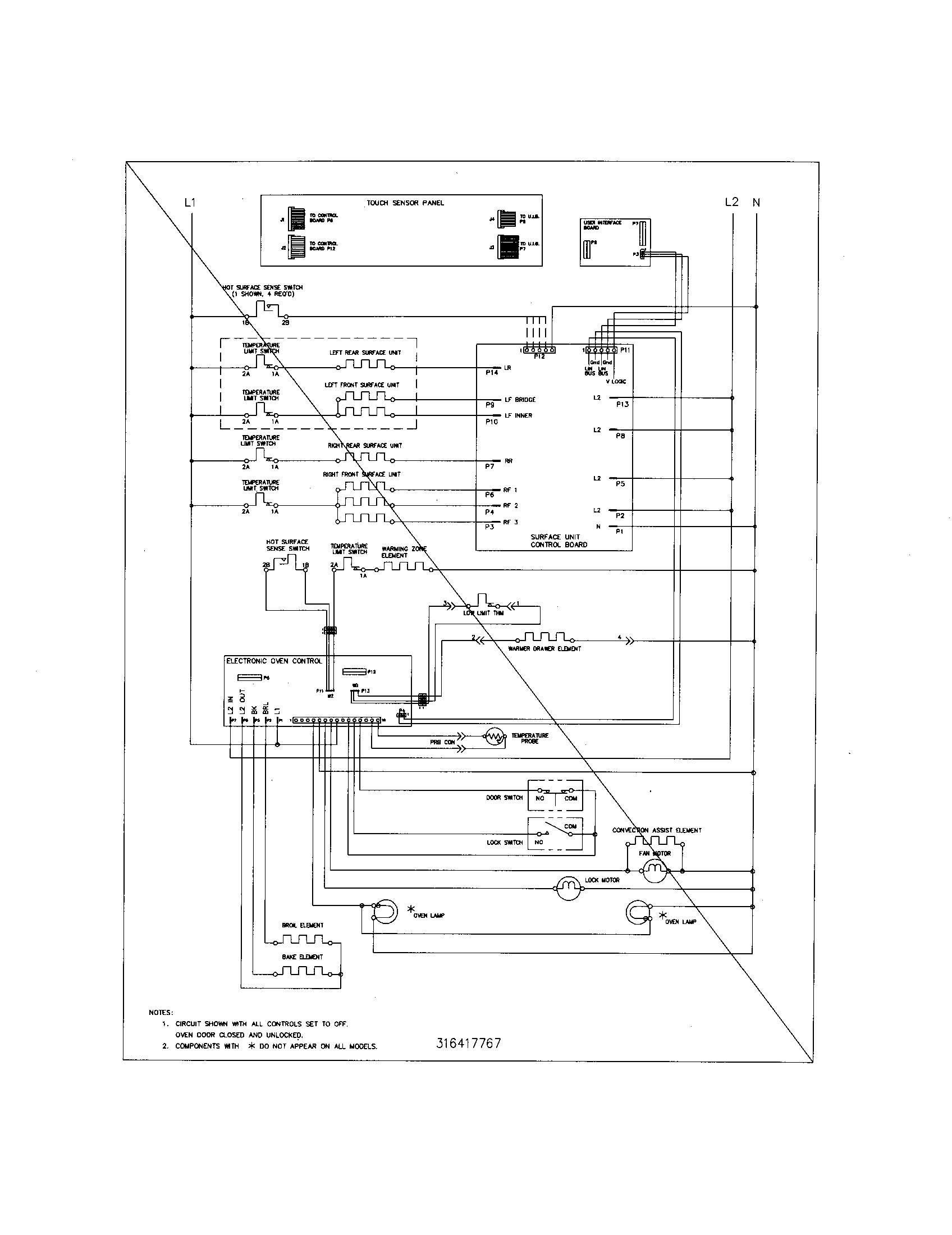 Kenmore Elite 79099123408 wiring schematic diagram