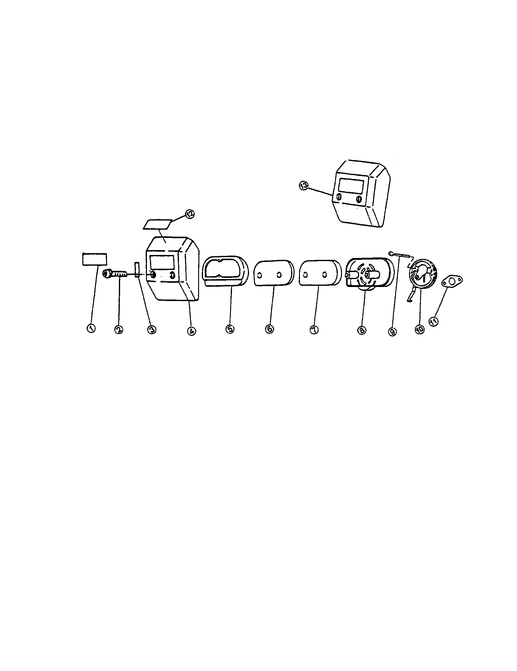 Ryobi EH-1930 air cleaner system diagram