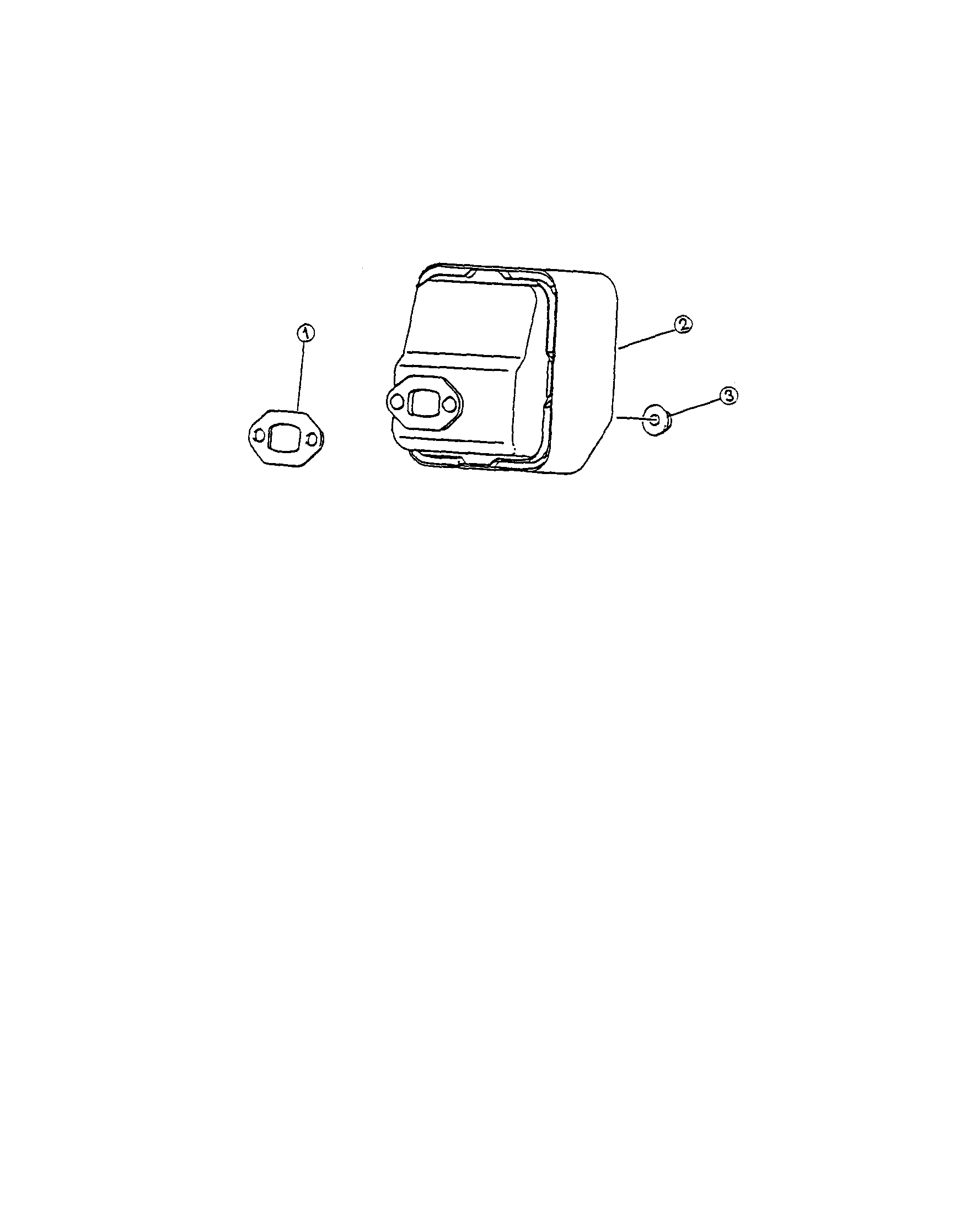 Ryobi EH-1930 muffler system diagram