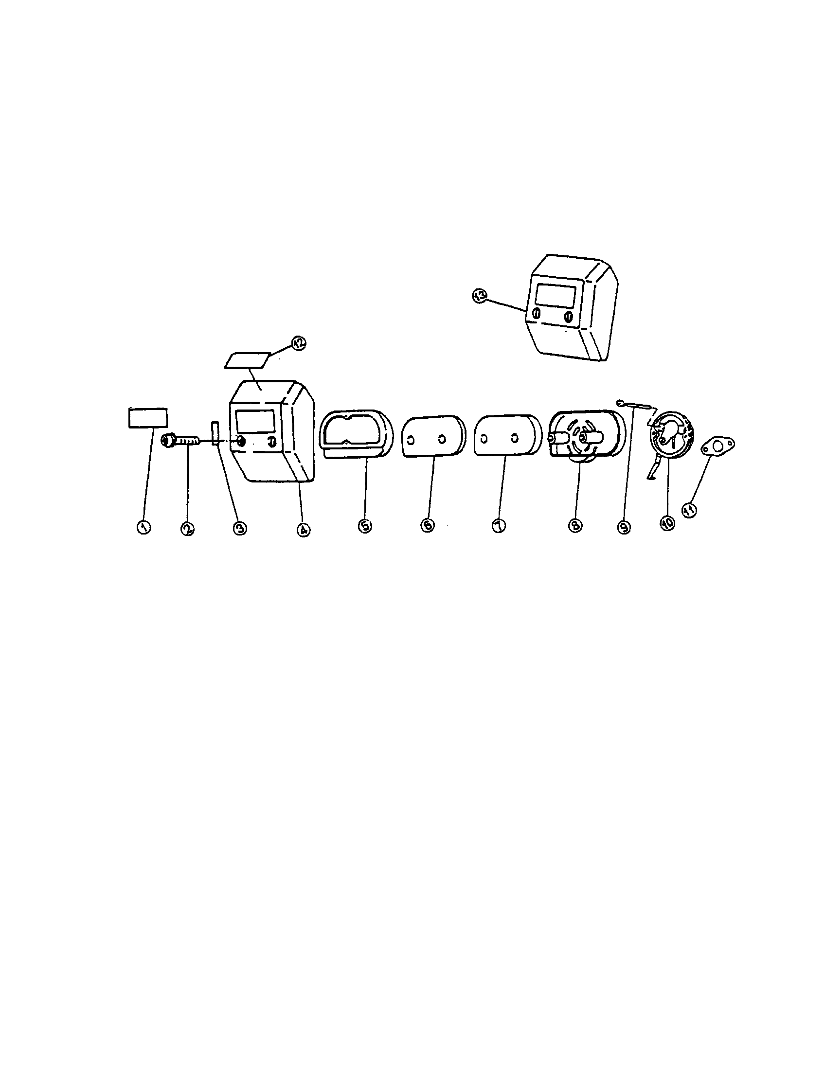 Ryobi ER-160 air cleaner system diagram