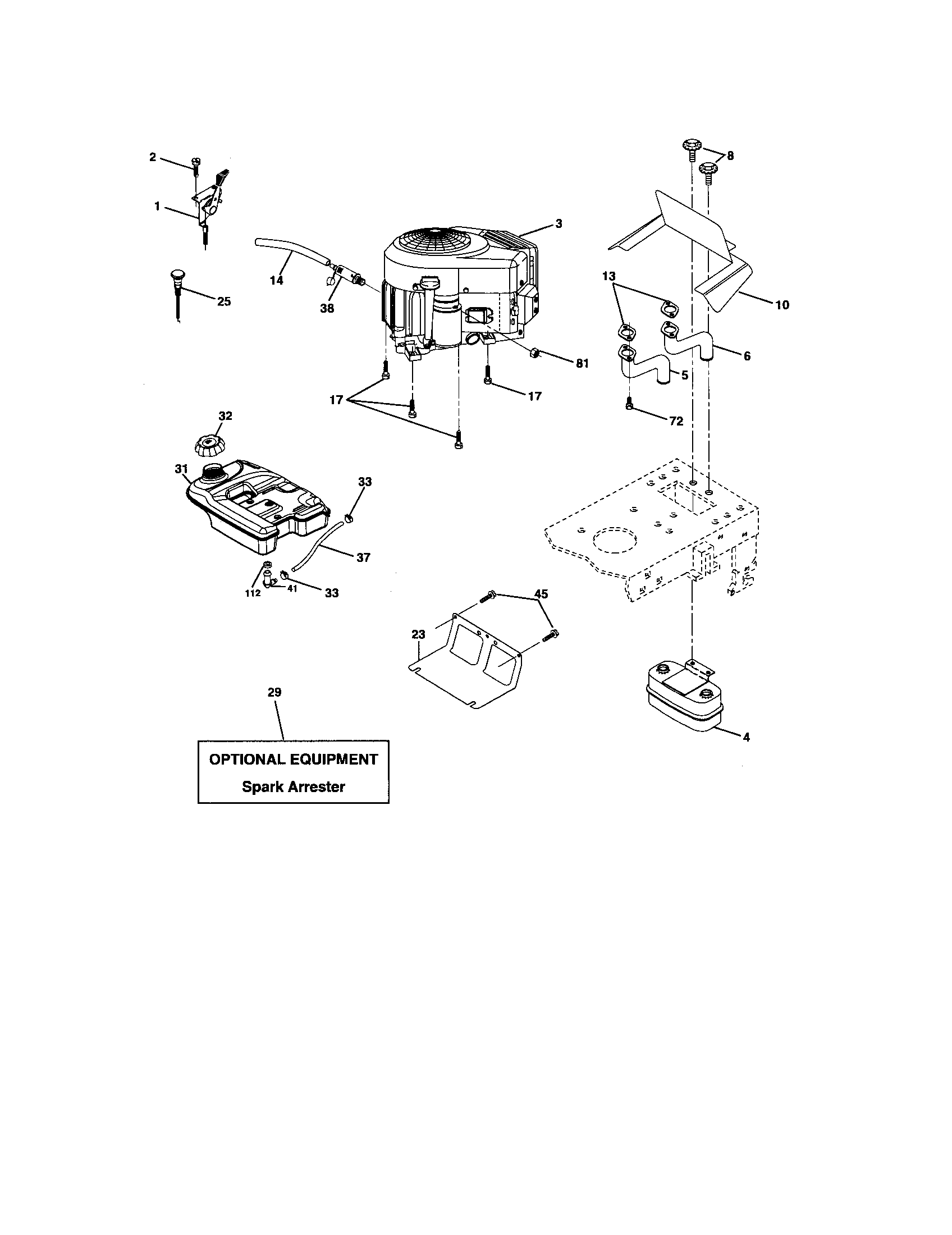 Craftsman 917275703 engine diagram
