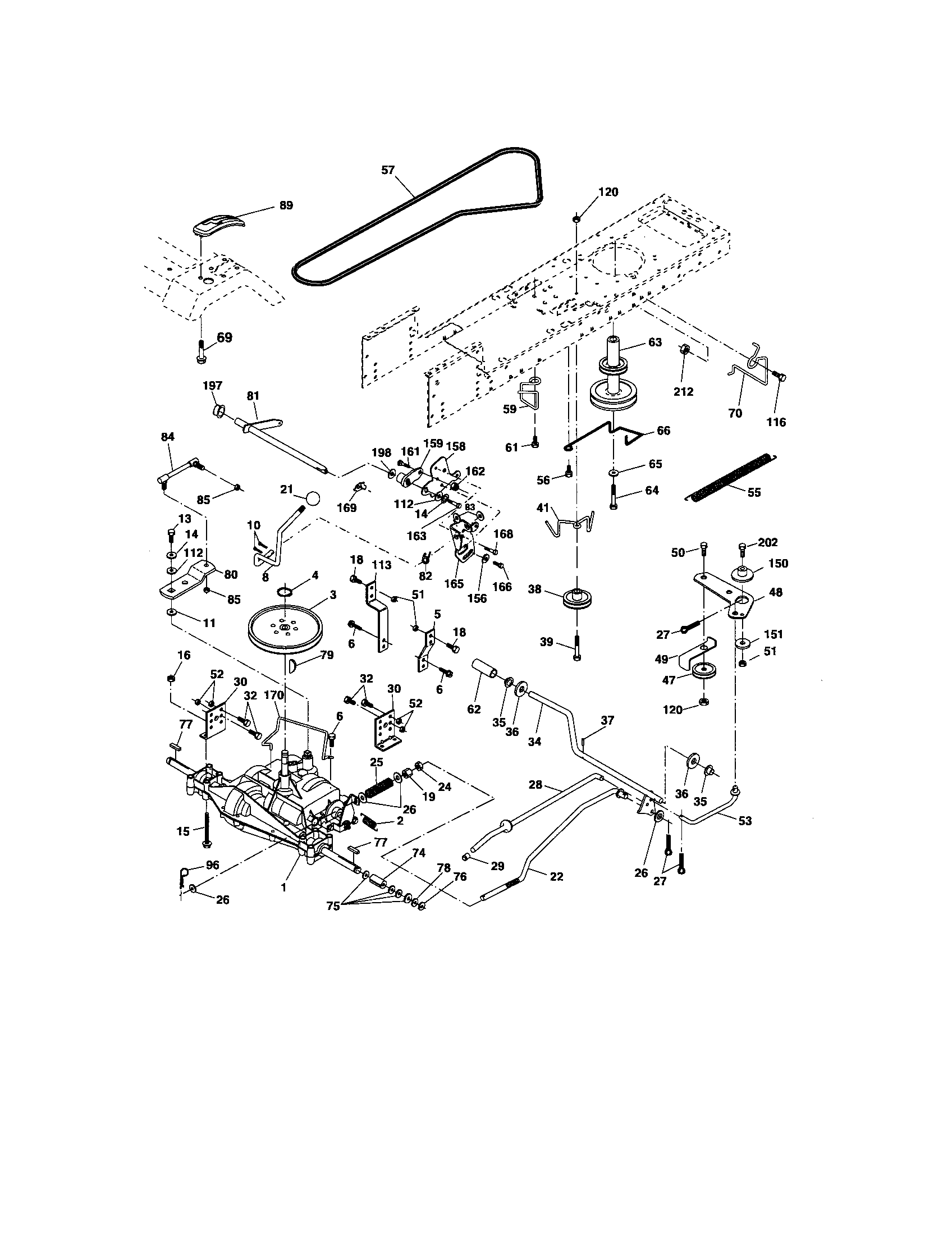 Craftsman 917275391 ground drive diagram