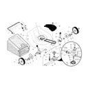 Craftsman 917376552 wheels/tires/bag/crankshaft diagram