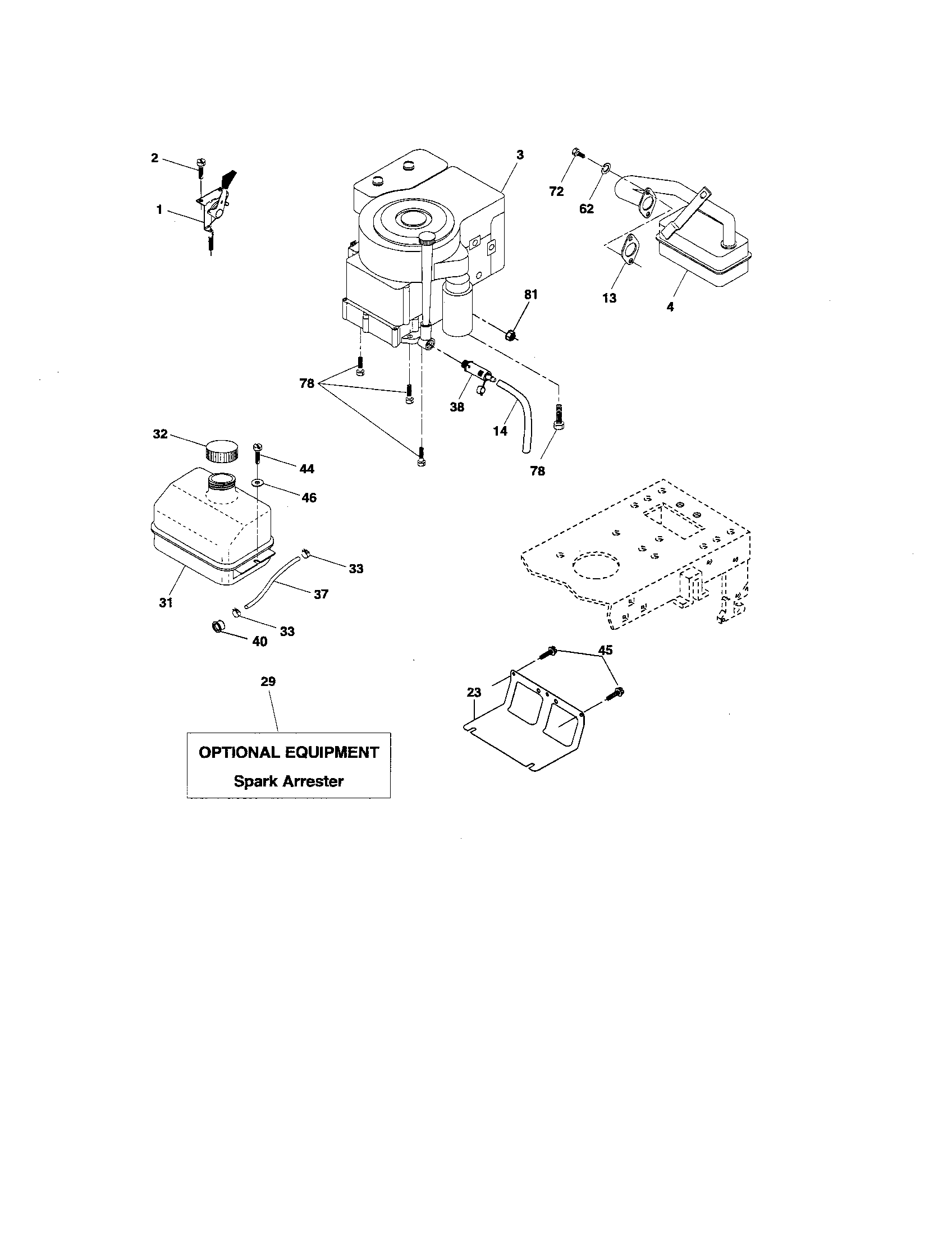 Craftsman 917276400 engine diagram