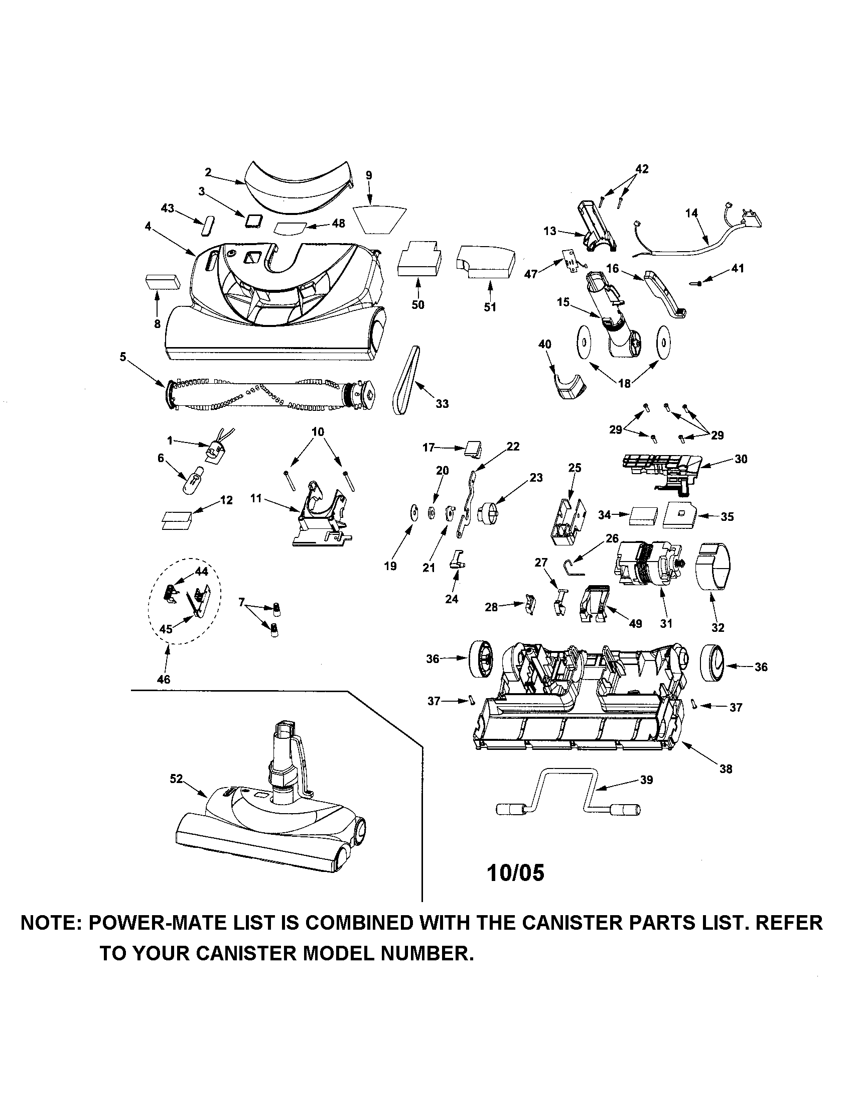 Kenmore 11655915503 power-mate diagram
