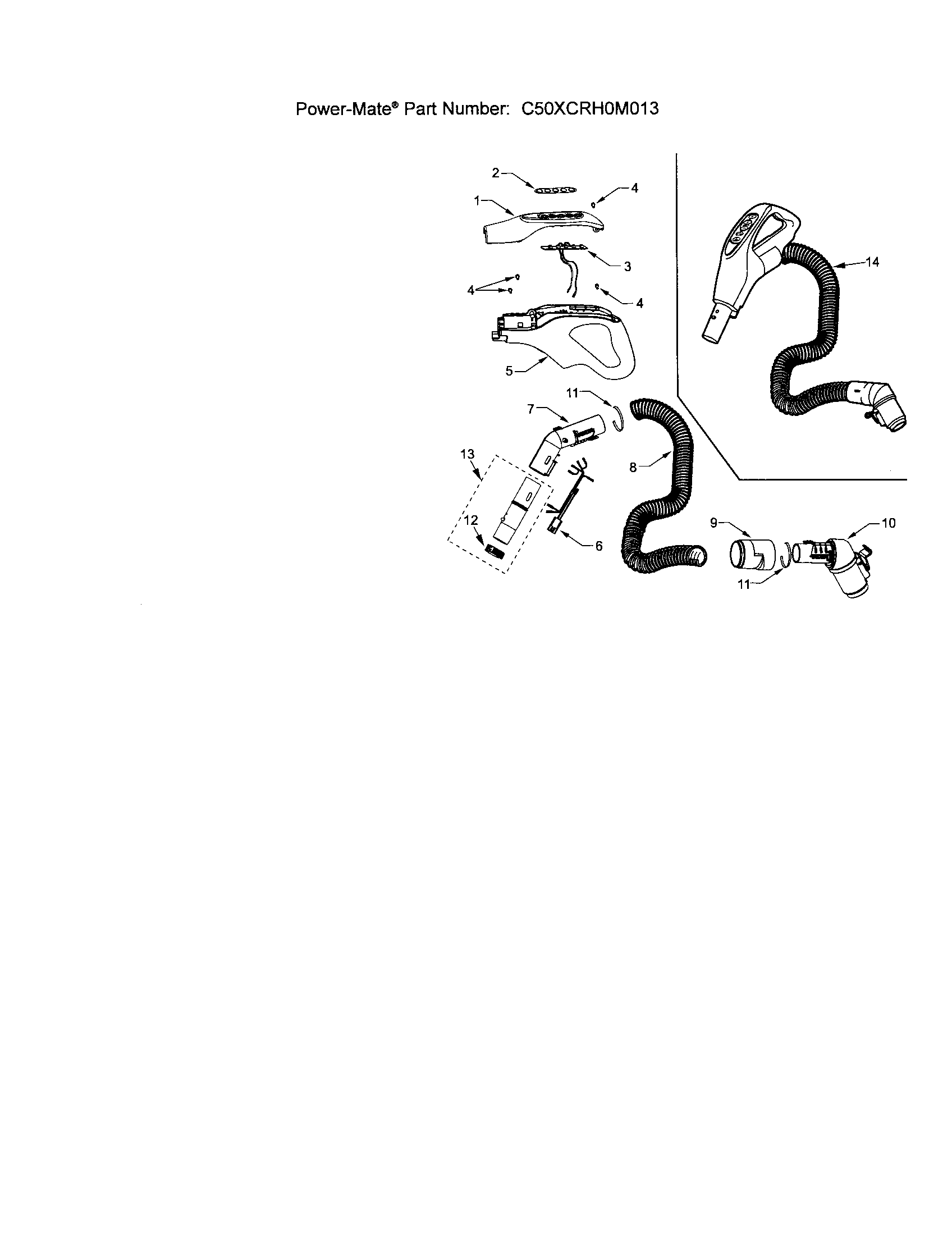 Kenmore 11625915502 hose diagram