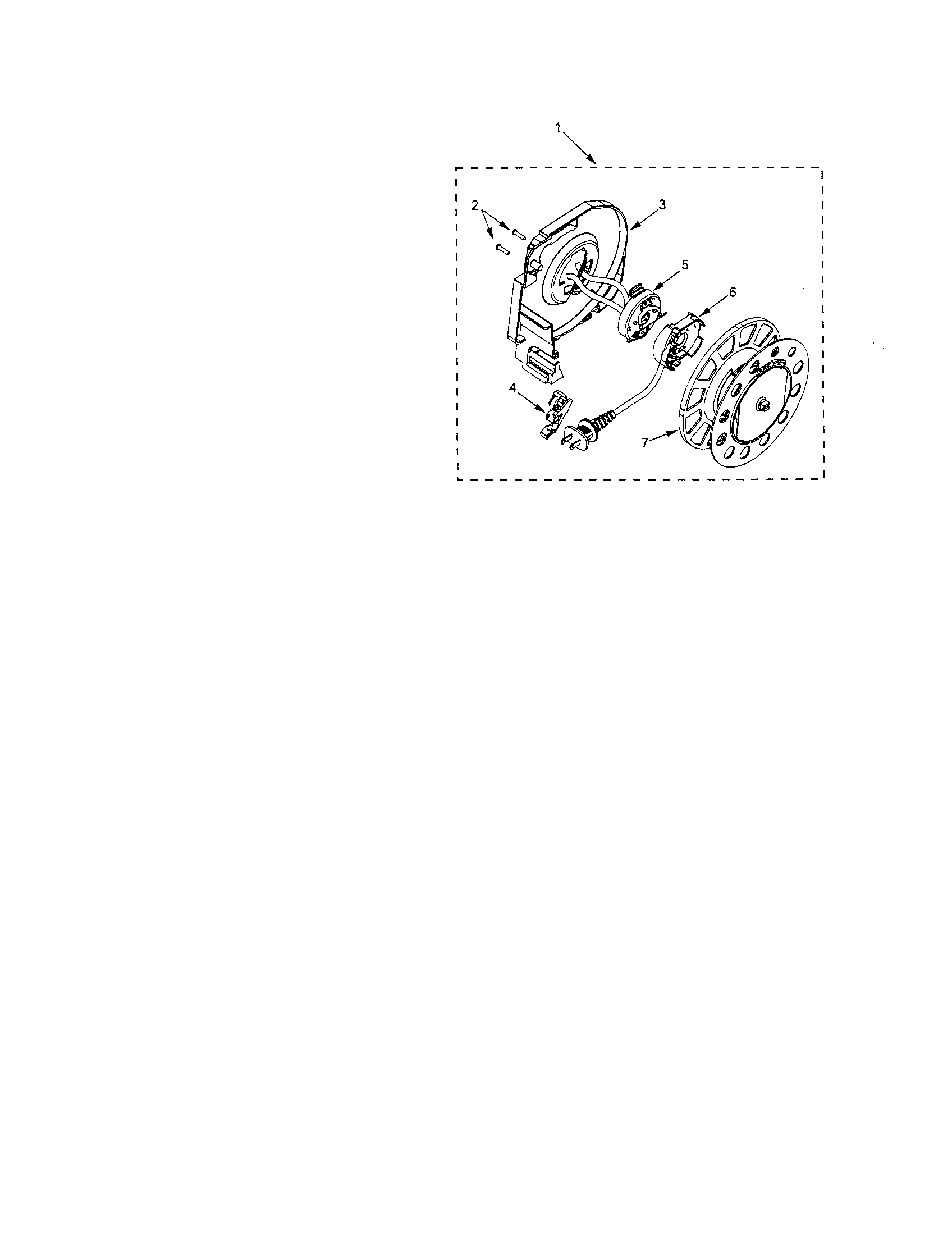 Kenmore 11625915502 cord reel diagram