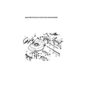 Honda HRR216 deck/cutter housing diagram