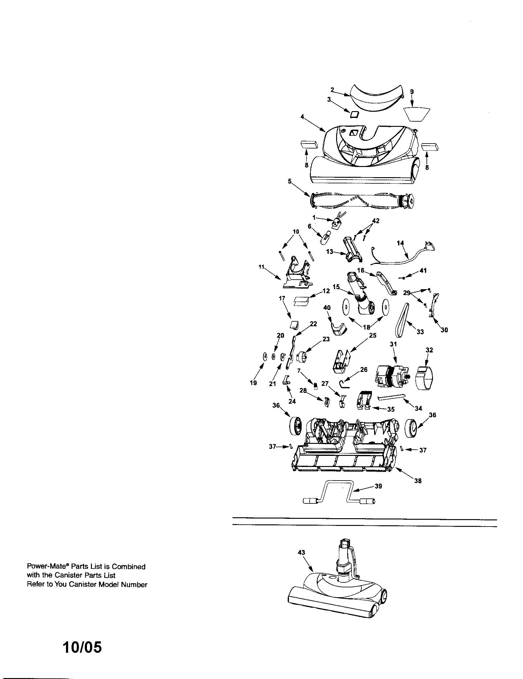 Kenmore 11655615503 power-mate diagram