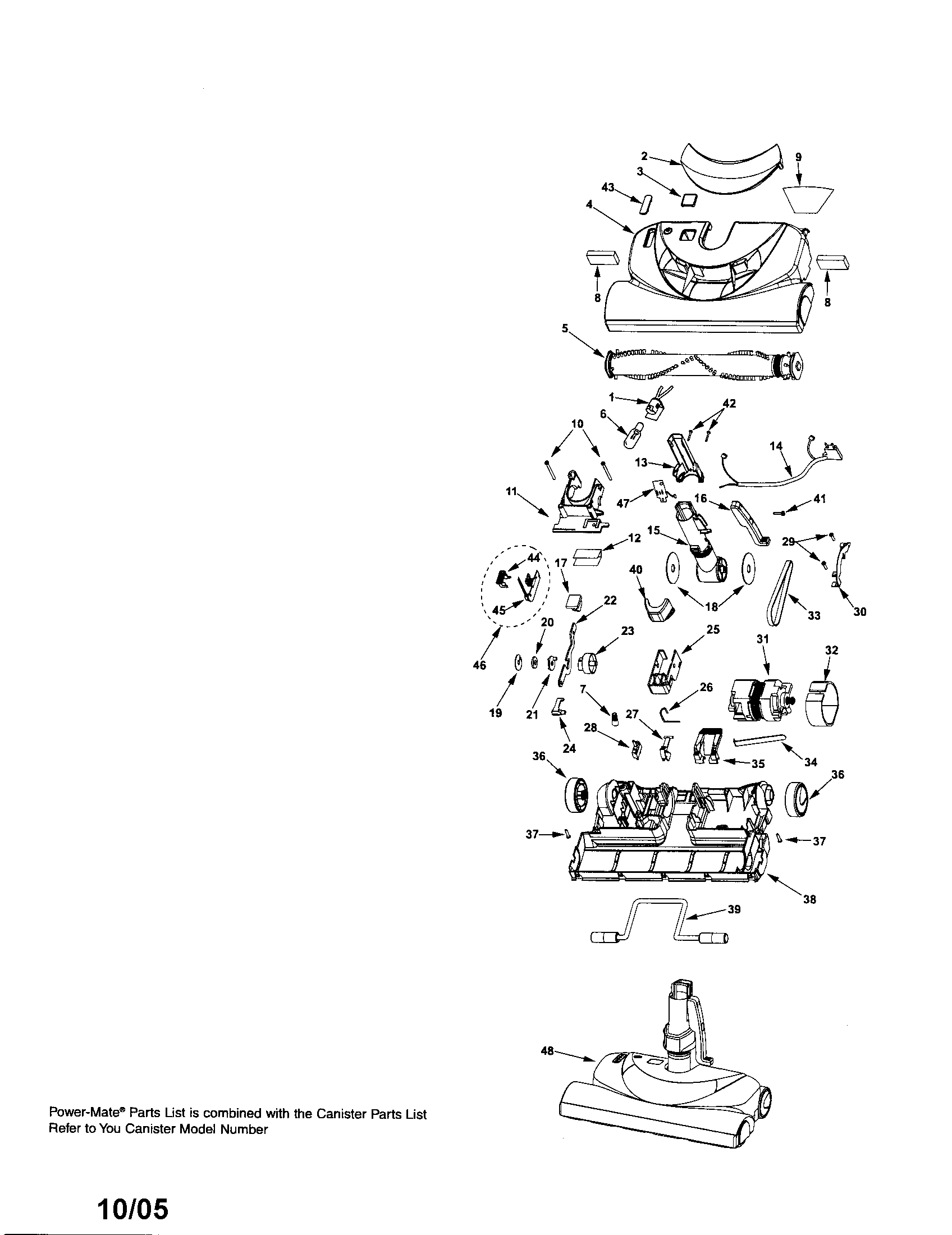 Kenmore 11655813503 power-mate diagram